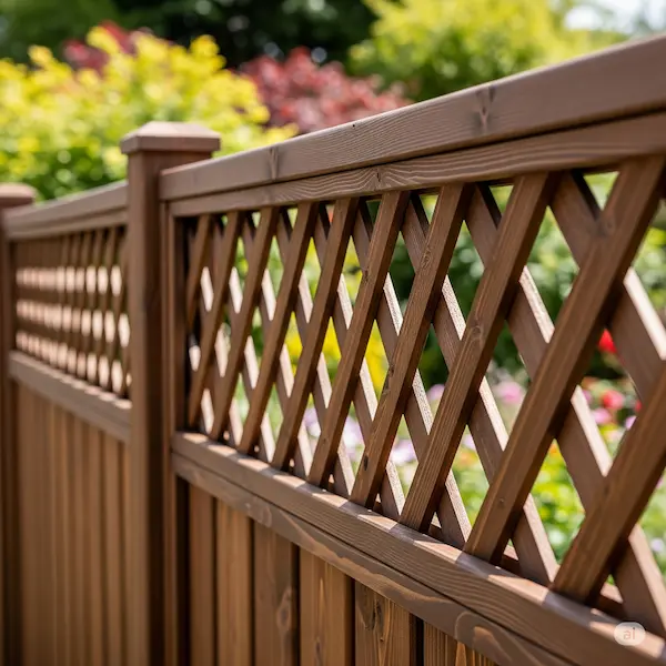 Lattice top fence