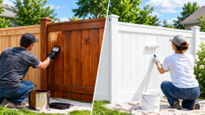 Fence Staining vs Painting for Buffalo